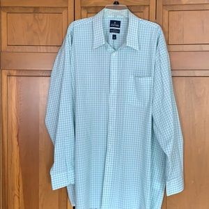 Stafford 20 men’s blue green white plaid